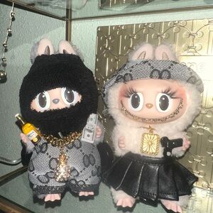 Customized Labubu pair.